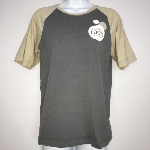 Nordstrom Tops Nordstrom Rack Women S Tan Gray Raglan Short